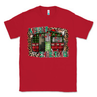 Red merry christmas caravan Classic Tee - CowhideDigitalArt