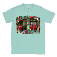 Seafoam merry christmas caravan Classic Tee - CowhideDigitalArt