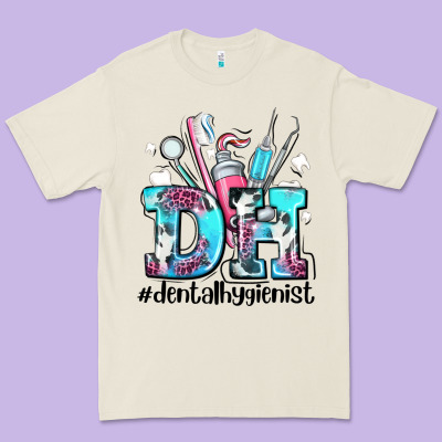 D H Dental Hygienist Premium Tee Designed By Adodesignshop
