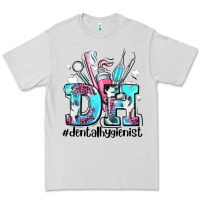 Dove Grey d h dental hygienist Premium Tee - AdoDesignShop