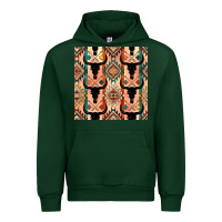 Forest Green native american aztec seamless pattern 4 Urban Hoodie - BundleAndBundleShop