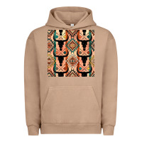 Pigment Burro native american aztec seamless pattern 4 Urban Hoodie - BundleAndBundleShop