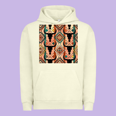 Native American Aztec Seamless Pattern 4 Urban Hoodie Designed By Bundleandbundleshop