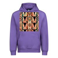 Tulip native american aztec seamless pattern 4 Urban Hoodie - BundleAndBundleShop