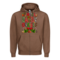 Chestnut I'm the sassy on the elf Zipper Hoodie - NancyCooperArtShop