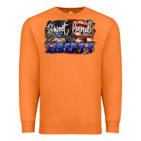 Carrot Sweet land of liberty 4th of july Premium Sweatshirt - CowGirlArtShop