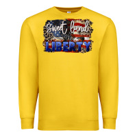 Lemon Sweet land of liberty 4th of july Premium Sweatshirt - CowGirlArtShop