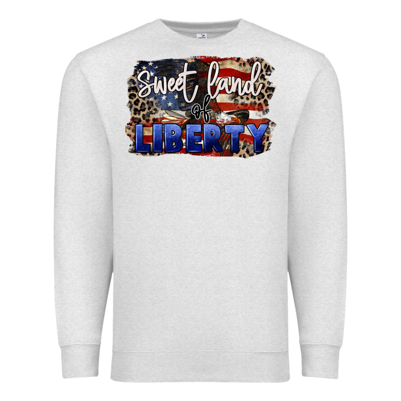 Sweet Land Of Liberty 4th Of July Premium Sweatshirt by CowGirlArtShop | Teevron