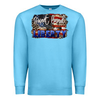Ocean Blue Sweet land of liberty 4th of july Premium Sweatshirt - CowGirlArtShop