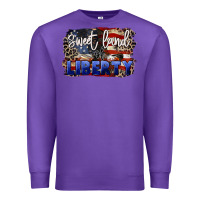Purple Sweet land of liberty 4th of july Premium Sweatshirt - CowGirlArtShop