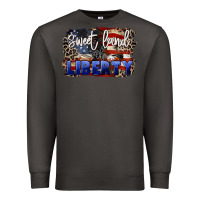 Smoke Sweet land of liberty 4th of july Premium Sweatshirt - CowGirlArtShop