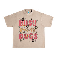French Oak busy raising dogs Urban Heavy Tee - MaliasSmallBusiness