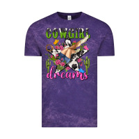 Cloud Purple western rodeo cowgirl dreams Vintage Tee - NancyCooperArtShop