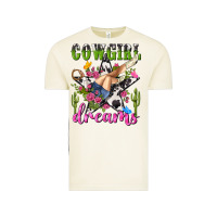 Vintage Arctic western rodeo cowgirl dreams Vintage Tee - NancyCooperArtShop