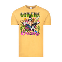 Vintage Mustard western rodeo cowgirl dreams Vintage Tee - NancyCooperArtShop