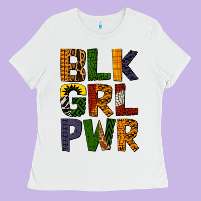 Black Girl Power Ladies Tee Designed By Bundleandbundleshop
