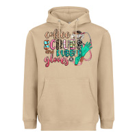 Mushroom coffee scrubs and rubber gloves Heavyweight Hoodie - CowGirlArtShop