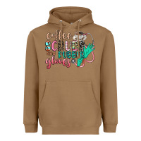 Toasted Coconut coffee scrubs and rubber gloves Heavyweight Hoodie - CowGirlArtShop