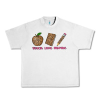 Lunar Rock teach love inspire leopard Urban Heavy Tee - AdoDesignShop
