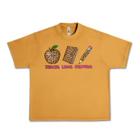 Peanut Butter teach love inspire leopard Urban Heavy Tee - AdoDesignShop
