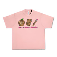 Salmon teach love inspire leopard Urban Heavy Tee - AdoDesignShop