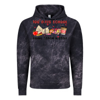 Cloud Black 100 days school Vintage Hoodie - MaliasSmallBusiness