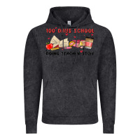 Vintage Black 100 days school Vintage Hoodie - MaliasSmallBusiness