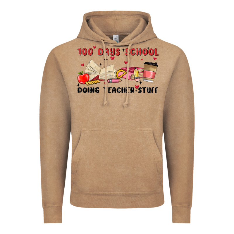 100 Days School Vintage Hoodie by MaliasSmallBusiness | Teevron