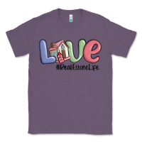 Lavender love real estate life Classic Tee - MaliasSmallBusiness