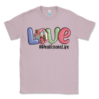 Lilac love real estate life Classic Tee - MaliasSmallBusiness