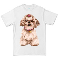 White shih tzu Premium Tee - Artiststas