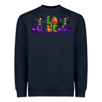 Navy love halloween  libbey glass Heavyweight Sweatshirt - BundleAndBundleShop