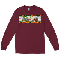 Burgundy football dad Long Sleeve Tee - BundleAndBundleShop