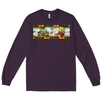 Plum football dad Long Sleeve Tee - BundleAndBundleShop