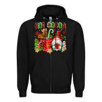 Black hot cocoa Zipper Hoodie - texasbilliewilder