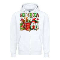 White hot cocoa Zipper Hoodie - texasbilliewilder