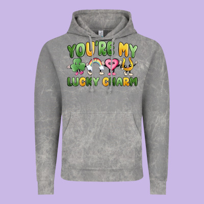 You're My Lucky Charm Vintage Hoodie Designed By Maliassmallbusiness