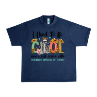 Navy i used to be cool now i just argue with miniature Urban Heavy Tee - MaliasSmallBusiness