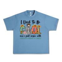 Pebble Blue i used to be cool now i just argue with miniature Urban Heavy Tee - MaliasSmallBusiness