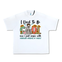 White i used to be cool now i just argue with miniature Urban Heavy Tee - MaliasSmallBusiness