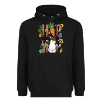 Black Hip hop Easter Bunny Easter Day Heavyweight Hoodie - HowdyJamesFarm