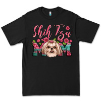 Black shih tzu mom Premium Tee - Artiststas