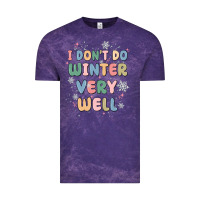 Cloud Purple i dont do winter very well Vintage Tee - MaliasSmallBusiness