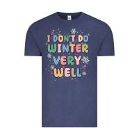 Vintage Denim i dont do winter very well Vintage Tee - MaliasSmallBusiness