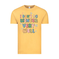 Vintage Mustard i dont do winter very well Vintage Tee - MaliasSmallBusiness