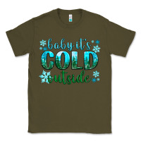 Army Green baby its cold outside Classic Tee - NancyCooperArtShop