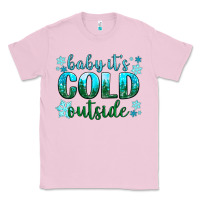 Bubblegum Pink baby its cold outside Classic Tee - NancyCooperArtShop