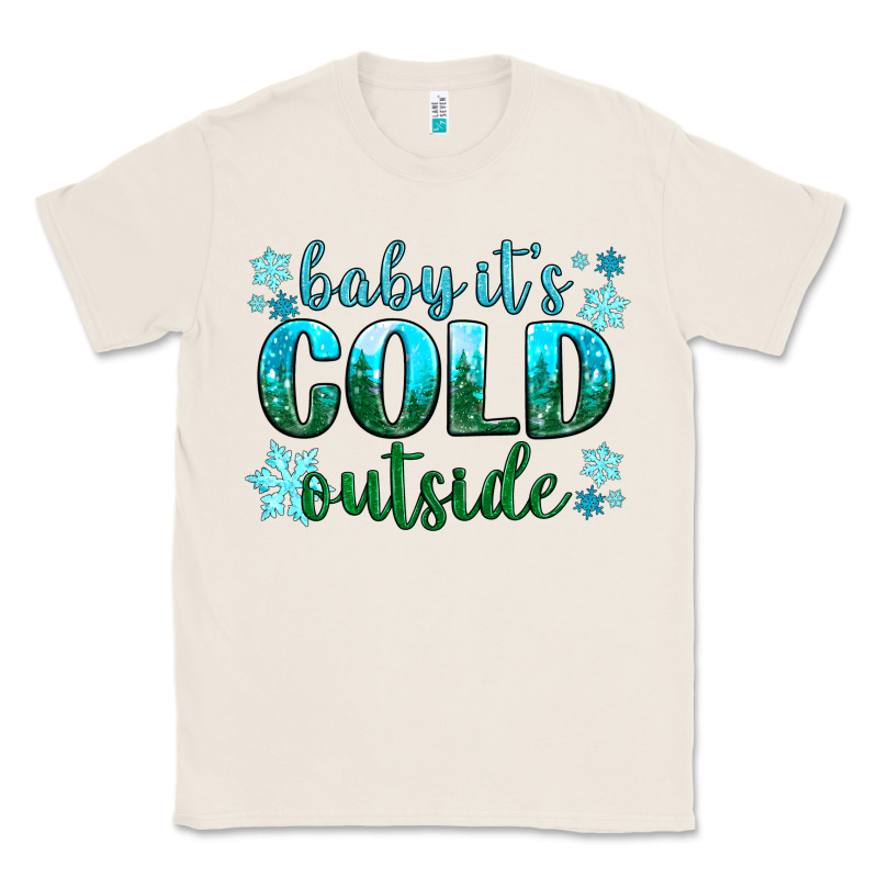 Baby Its Cold Outside Classic Tee by NancyCooperArtShop | Teevron