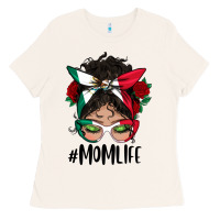 Bone mexican mom life messy bun mama Ladies Tee - BundleAndBundleShop