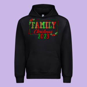 Family Christmas 2023 Urban Hoodie Designed By Fadigitalartstudio